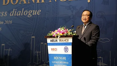 Hanoi’s leaders talks with enterprises to overcome difficulties