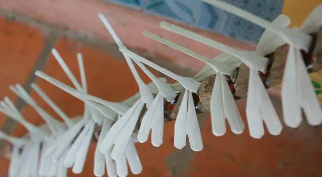 Bamboo dragonfly brings back memories of childhood