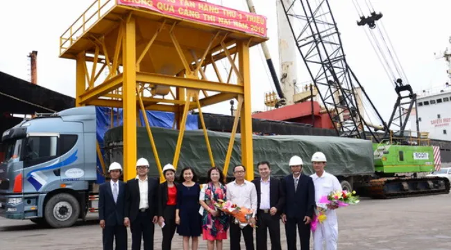 Thi Nai Port welcomes the 1 millionth tonne of cargo