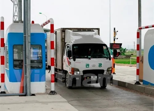 Toll fee reduced for trucks of over 10t
