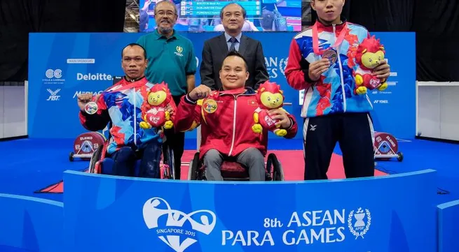 Vietnam comes fourth at ASEAN Para Games