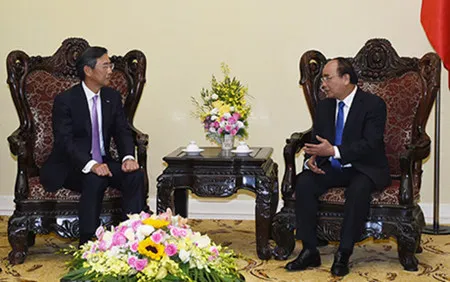 Prime Minister receives SMBC Executive Officer