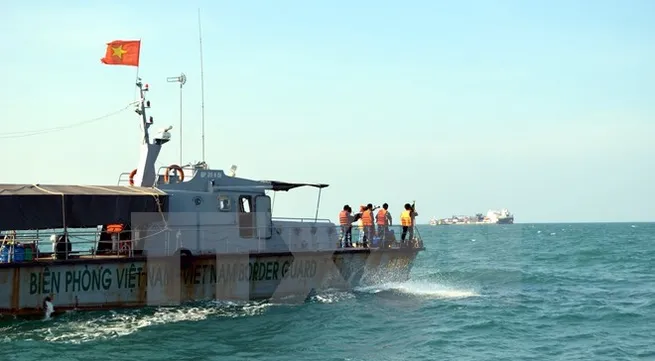 Marine search, rescue drill practiced off Kien Giang’s seaport