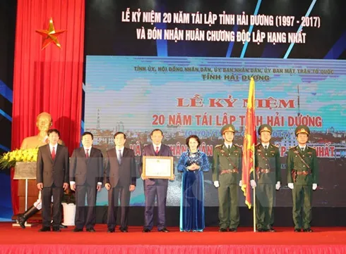 Hai Duong honoured with Independence Order for achievements