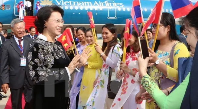 NA Chairwoman starts official visit to Cambodia
