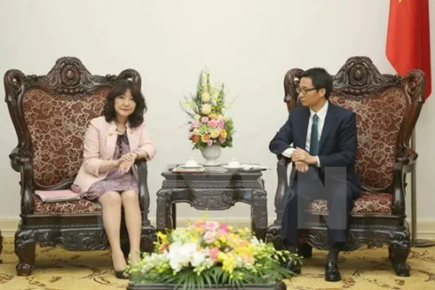 Deputy PM receives Japanese LDP official