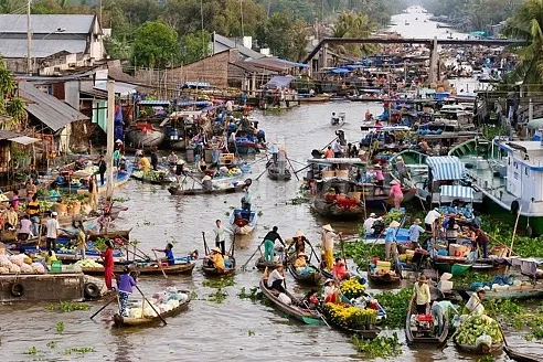 Mekong Delta benefits from improved waterway access