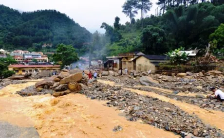 Mekong Delta's natural disaster prevention map