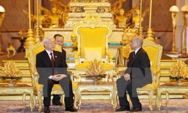 Party chief sends thank-you message to Cambodian King