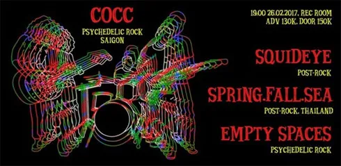 One night of psychedelic rock at Hanoi Creative City