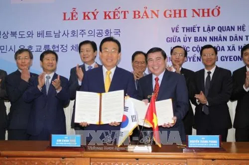 Ho Chi Minh City, RoK province establish ties