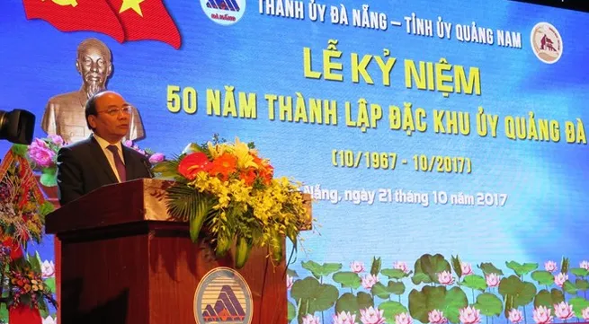 Former Quang Da Party Committee marks founding anniversary