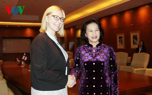 NA Chairwomen meets Finnish Parliamentary representative