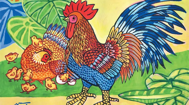 The Chicken—An inspiration to painters