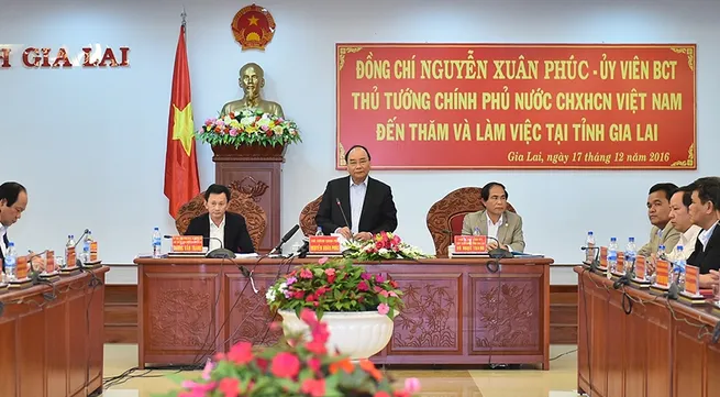 PM Nguyen Xuan Phuc urges Gia Lai province to dream big