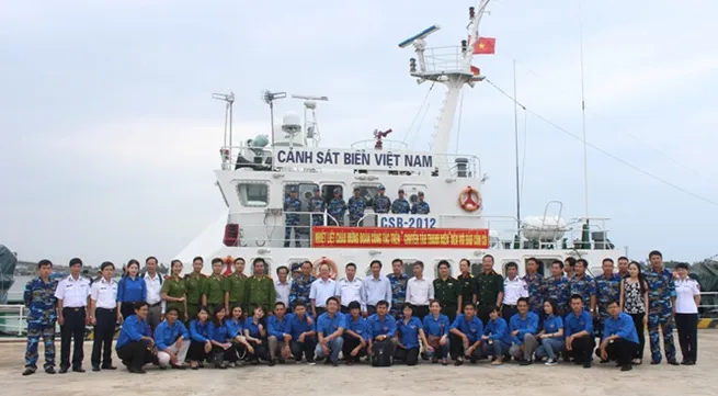 Coast guards alongside fishermen in protecting sovereignty