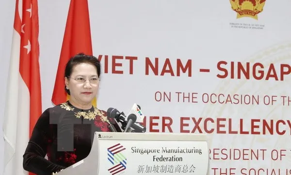 NA Chairwoman meets Singaporean enterprises