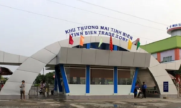 Vietnam - Cambodia border gate activities