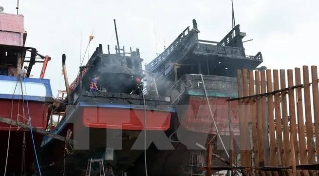 Two fires in Kiên Giang cause major loss