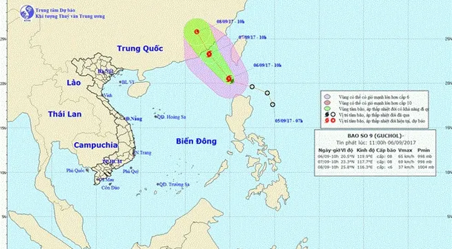 Northern, central areas brace for Storm Guchol