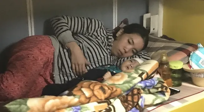 Island baby rushed to hospital