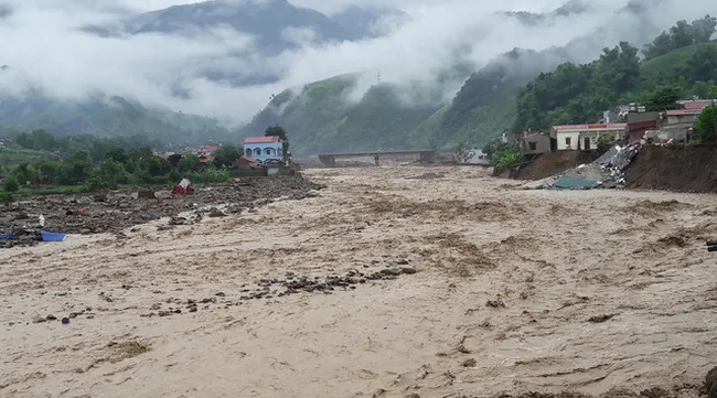 Northern mountains heavily hit by floods