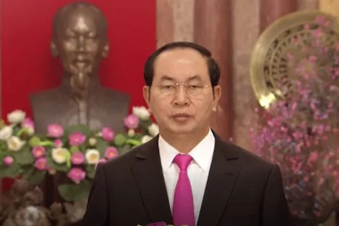 President Tran Dai Quang extends New Year greetings