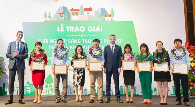 Honouring innovative climate ideas of Vietnamese start-ups