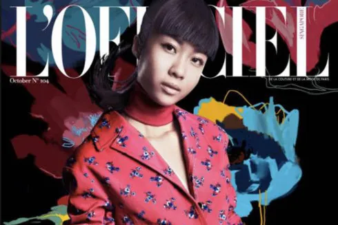 Rapper Suboi appears on L'Officiel Singapore fashion magazine