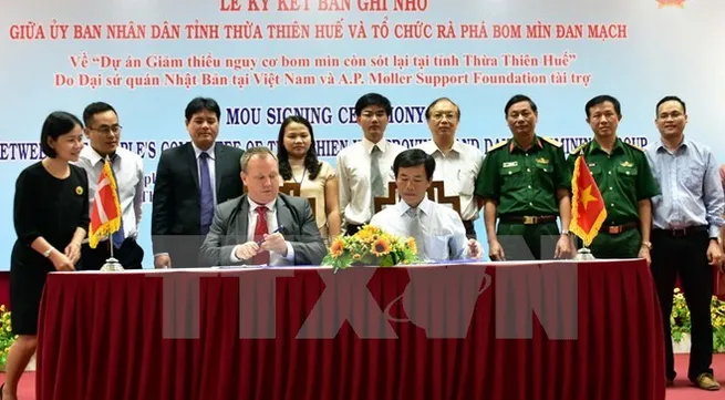 Danish group helps demine Thua Thien Hue province