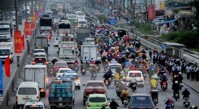 Motorbike pre-Tet deliveries