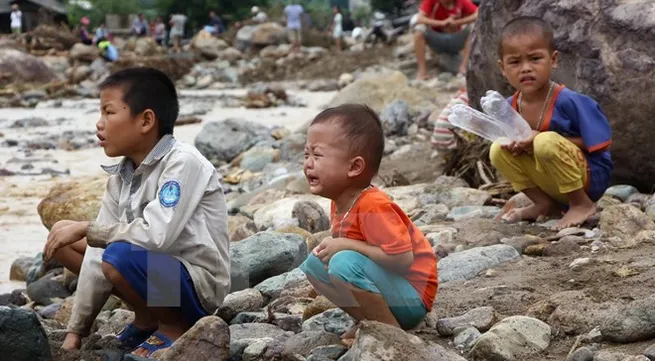 Storm and flash flood damage report