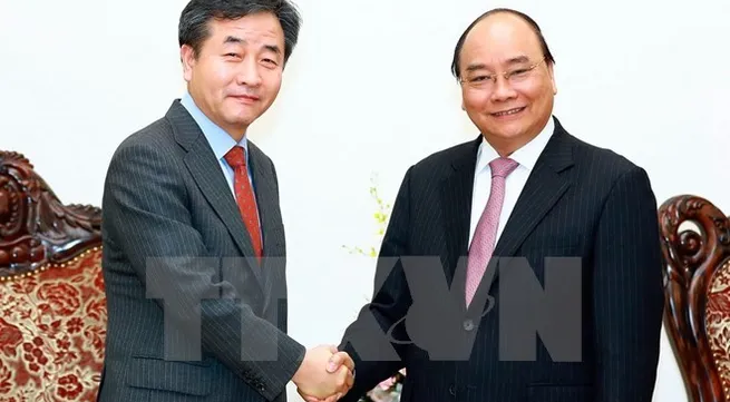 Prime Minister welcomes Yonhap President