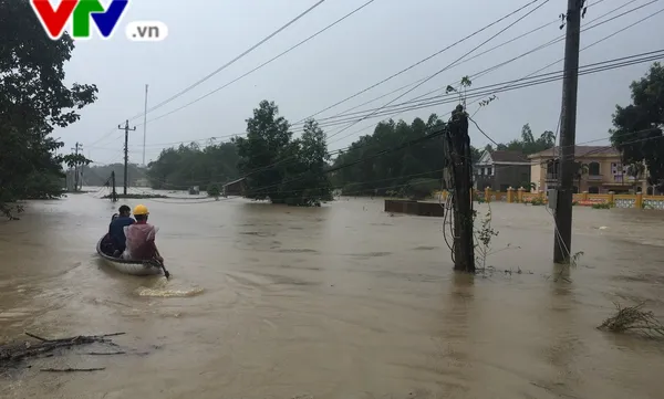 Severe flooding in Quang Nam province