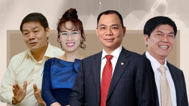Four Vietnamese billionaires on Forbes' rich list