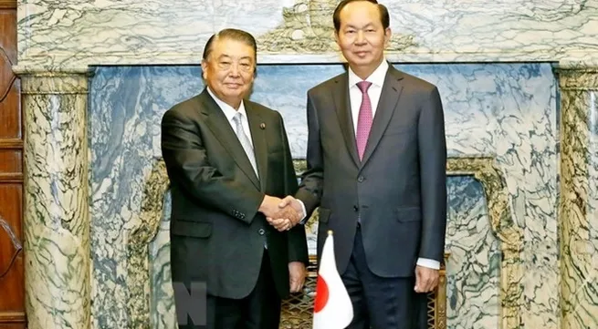 President meets Japanese lower house speaker