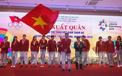 Ceremony sees off Vietnamese sport delegation to Asian Games 2018