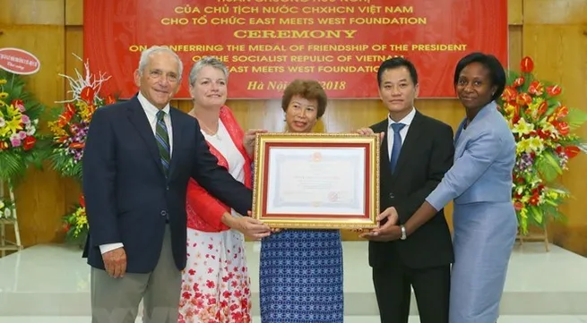 Friendship order bestowed upon East Meets West Foundation