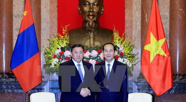 President greets Mongolian top legislator