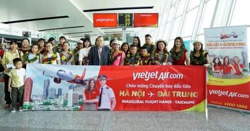 Vietjet Air marks first flight on Hanoi – Taichung route