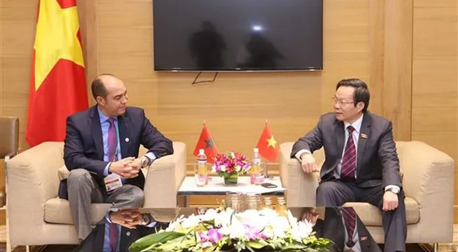 NA Vice Chairman meets with Moroccan delegates