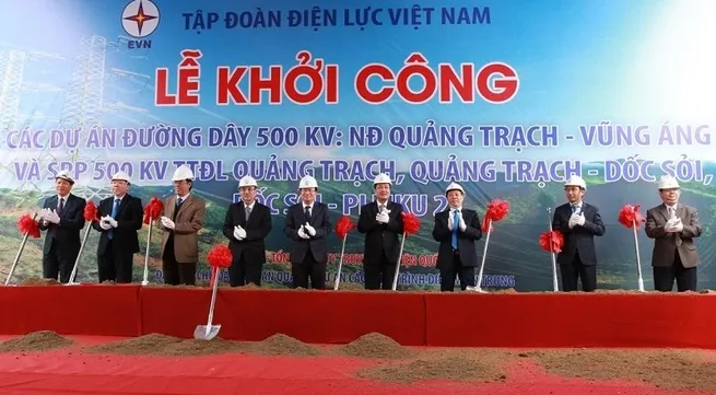 Work starts on major power transmission line from Vung Ang to Pleiku