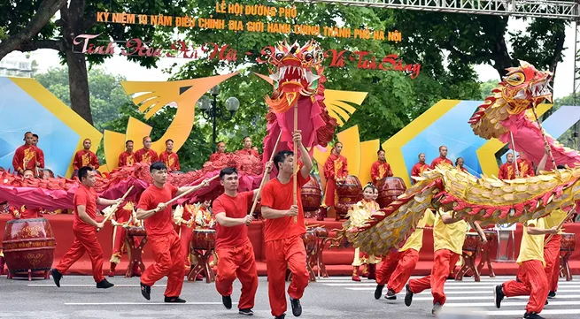 Colourful Street Carnival in Hanoi