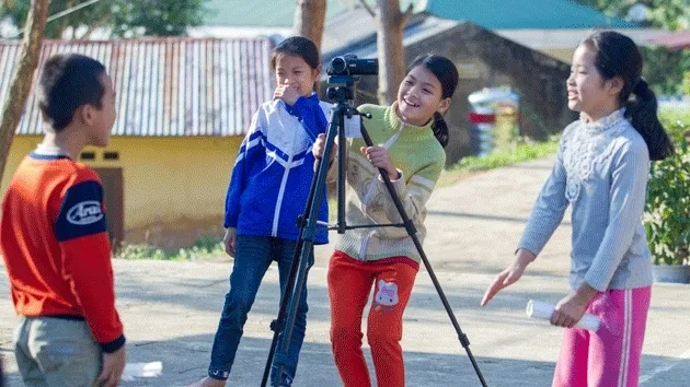 Children join film making festival in Cao Bang