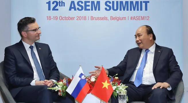 Prime Minister meets ASEM leaders