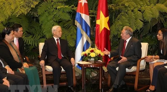 CPV leader Nguyen Phu Trong wraps up State visit to Cuba