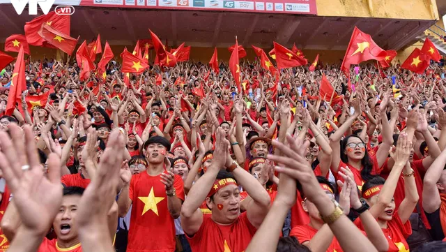 Fans show their support for Vietnam’s Olympic football team