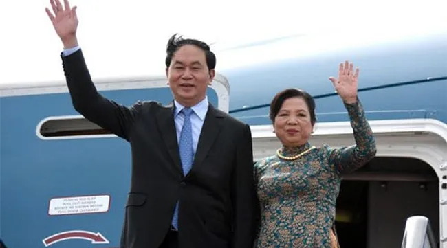 President Tran Dai Quang pays state visit to Japan