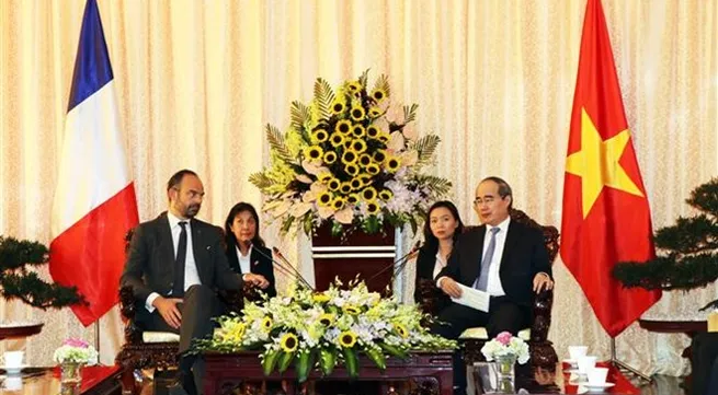 French PM visits Ho Chi Minh city
