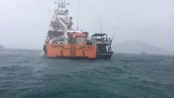 Four crew members of fishing boat rescued